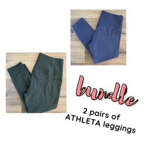 ATHLETA bundle of leggings | 2 pairs | size L